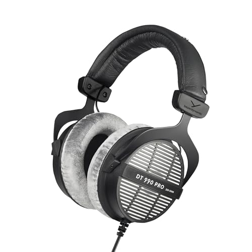 beyerdynamic DT 990 PRO einseitig kabelgebundener Over-Ear-Studiokopfhörer für Mixing, Mastering und Editing mit 250 Ohm. Handmade in Germany Bild 1