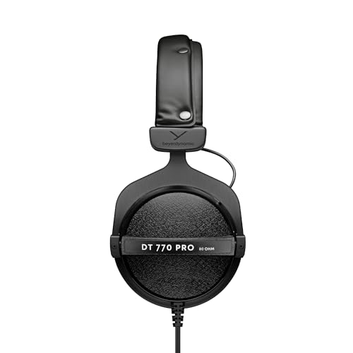 beyerdynamic DT 770 PRO 80 Ohm Over‑Ear‑Studiokopfhörer. Geschlossene Bauweise, kabelgebunden für professionelles Recording und Monitoring. Handmade in Germany Bild 3