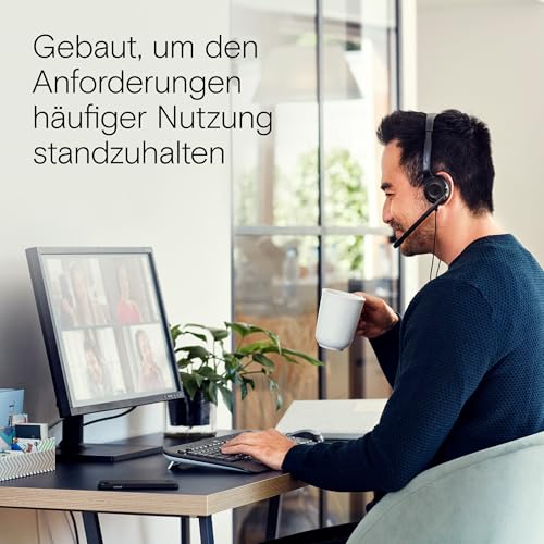 EPOS PC 3 Chat - Langlebiges On-Ear Headset PC, Kopfhörer mit Kabel, Rauschunterdrückendes Mikrofon, Einfach zu Verbinden, Stereosound, Für Online-Anrufe, -Unterricht und Gaming, Schwarz Bild 5