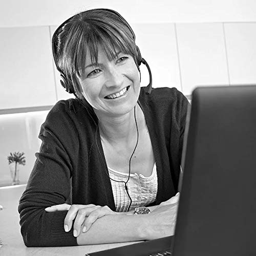 EPOS PC 8 USB On-Ear-Stereo Wired Headset mit Mikrofon, Kopfhörer mit Kabel, Inline-Lautstärke, Stummschaltung, Mikrofon-Rauschunterdrückung, Hochwertig, für Laptop, PC, Mac - Online-Anrufe Unterric Bild 2