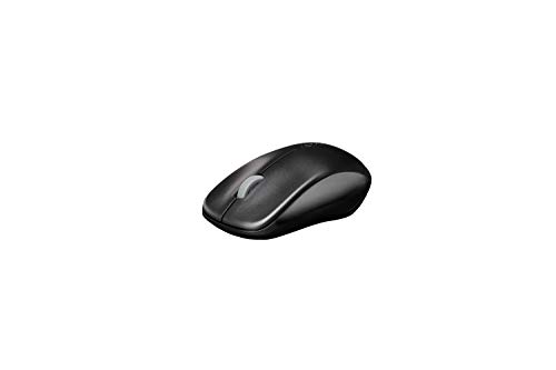 Rapoo 1620 kabellose Maus wireless Mouse 2.4 GHz Computermaus 1000 DPI Sensor 9 Monate Batterielaufzeit ergonomisch für PC & Mac schwarz, Regulär Bild 4