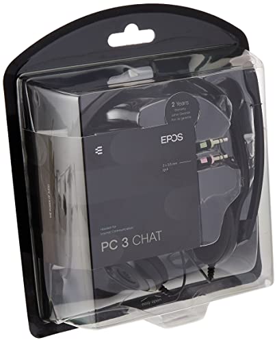 Sennheiser PC 3 Chat Headset – Plug- & Play-Lösung, Noise Cancelling-Mikrofon, schwarz Bild 1