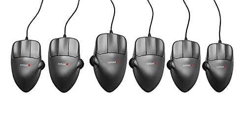 Contour Mouse | Kabelgebunden USB Maus | Kabelmaus für Linkshänder | 5 Programmierbare Tasten | Für Laptop PC Computer Notebook Gaming | Kompatibel mit Windows + Mac | M Bild 7