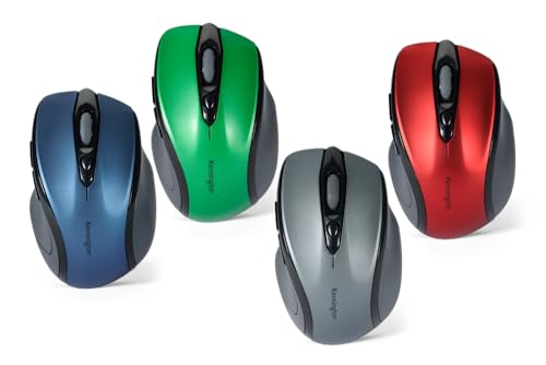 Kensington ProFit Kabellose Maus, Mittlelgroß, Optische 5-Tasten Funkmaus mit ergonomischer Form für Rechtshänder und Plug & Play Betrieb - Kompatibel mit Windows & MacOS, Rot, K72422WW Bild 5