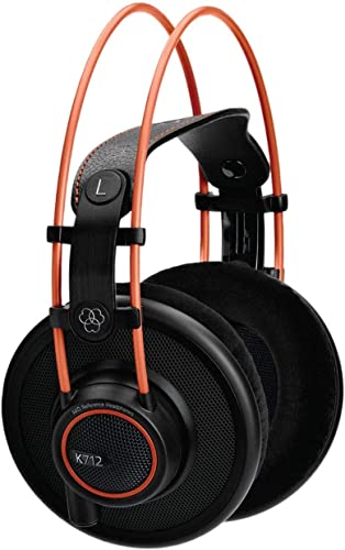 AKG K712PRO Offener Over-Ear-Studiokopfhörer der Premium-Referenzklasse, ausgefeilte offene Technologie, revolutionäre Flachdraht-Schwingspule, breites und weites Klangbild, Komfortables Design Bild 1