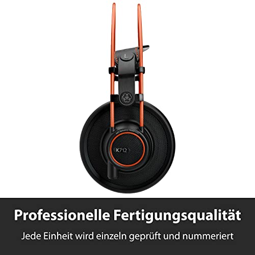 AKG K712PRO Offener Over-Ear-Studiokopfhörer der Premium-Referenzklasse, ausgefeilte offene Technologie, revolutionäre Flachdraht-Schwingspule, breites und weites Klangbild, Komfortables Design Bild 2