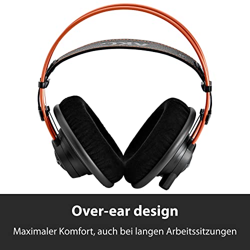 AKG K712PRO Offener Over-Ear-Studiokopfhörer der Premium-Referenzklasse, ausgefeilte offene Technologie, revolutionäre Flachdraht-Schwingspule, breites und weites Klangbild, Komfortables Design Bild 3