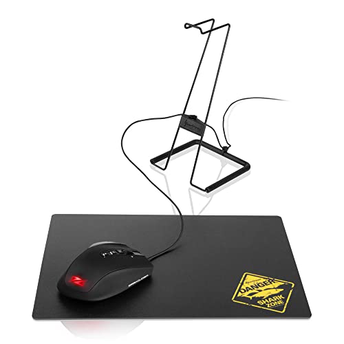 Sharkoon X-Rest Pro Headset Ständer mit integrierter Mauskabelführung, Schwarz Bild 7