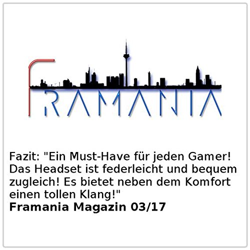 Mod-It Headset mit Mikro: Gaming-Headset mit Lautstärkeregler und Mikrofon-Stummschalter (Kopfhörer PC, Headset mit Micro, kabelgebunden) Bild 2
