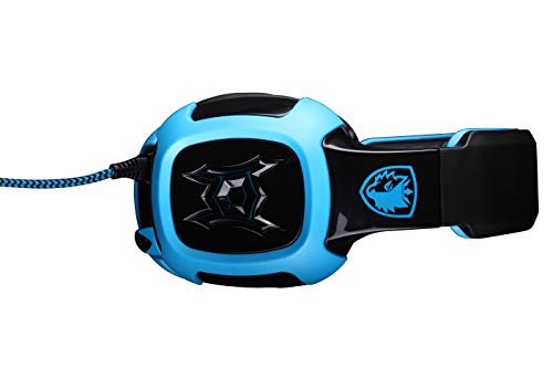 Sades In-Ear-Gaming-Kopfhörer schwarz schwarz/blau Bild 5