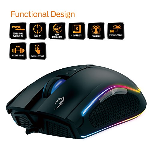 GAMDIAS Zeus Laser Gaming-Maus Bild 2
