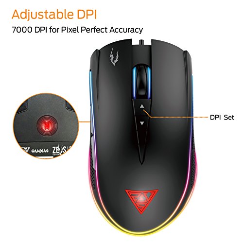 GAMDIAS Zeus Laser Gaming-Maus Bild 4