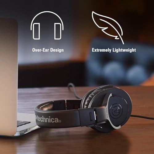 Audio-Technica ATH-M20X Professioneller Monitorkopfhörer Schwarz Bild 6