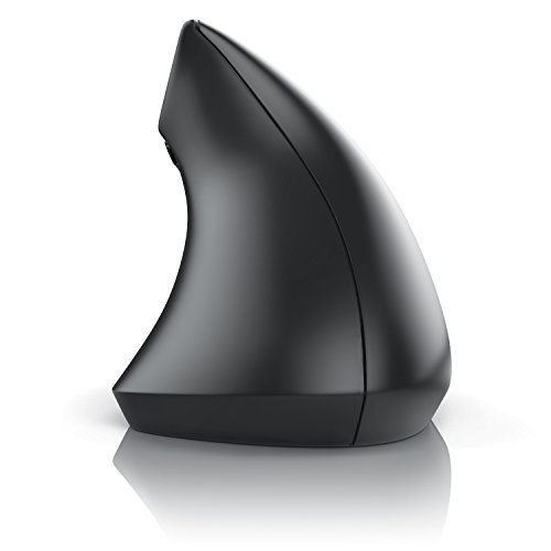 CSL - optische Wireless kabellos Funk Maus - vertikale Ausführung - ergonomisches Design - Vorbeugung gegen Mausarm Tennisarm - besonders armschonend - 5 Tasten Bild 3
