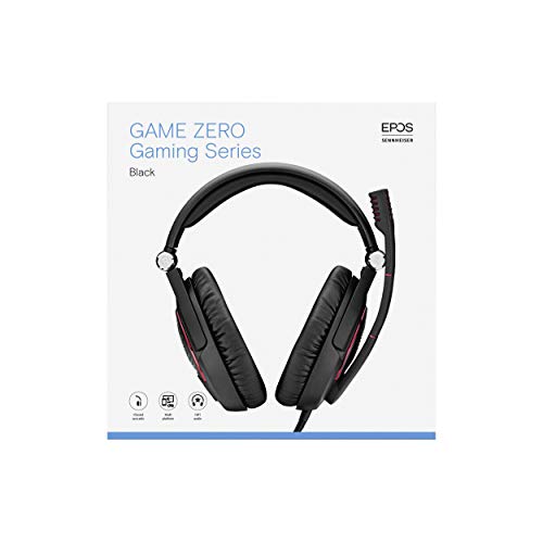 EPOS l Sennheiser Game Zero Geschl. Akustisches Over-Ear Gaming Headset, 3,5-mm-Anschluss - PC Mac PS4 PS5 Xbox Series X Xbox One Switch, Kopfhörer mit Kabel, Flexibler Mikrofonarm mit Stummschaltung Bild 2
