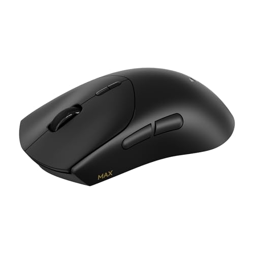 Rapoo VT7 MAX Kabellose Gaming-Maus, Echte 8000Hz Abfragerate, 30K DPI Sensor, 53g Ultraleicht, 750 Std. Akku, Nordic nRF54L15 MCU, 120 Millionen Optische Schalter, 10 Programmierbare Tasten, Schwarz Bild 1
