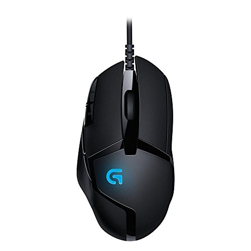 Logitech G402 Hyperion Fury Gaming-Maus mit 4K DPI optischem Sensor, 8 programmierbare Tasten, Taste zur DPI-Umschaltung, 32-Bit-ARM-Prozessor, Leichtgewicht, PC/Mac - Schwarz Bild 1