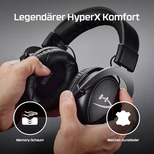 HyperX Cloud II – Gaming Kopfhörer (für PC/PS4/Mac) rot Bild 6