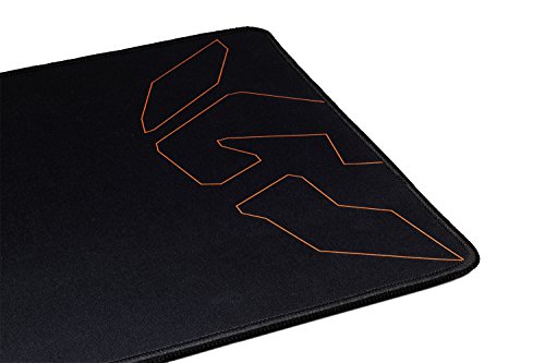 KROM KNOUT SPEED - Gaming Mousepad, Hochleistung für optische/Laser-Maus, Gummiboden, Größe 320x270x3mm, Schwarz Bild 3
