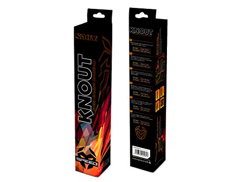 KROM KNOUT SPEED - Gaming Mousepad, Hochleistung für optische/Laser-Maus, Gummiboden, Größe 320x270x3mm, Schwarz Bild 6