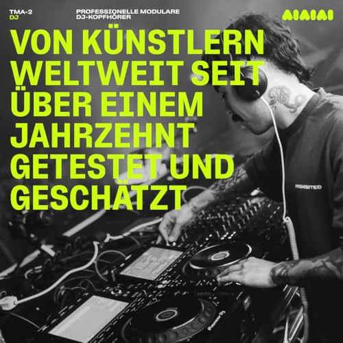 AIAIAI TMA-2 DJ – Professionelle On-Ear-DJ-Kopfhörer mit druckvollem Bass, robuster Bauweise, hoher Geräuschisolierung, modularem Design und austauschbaren Teilen für maximale Langlebigkeit Bild 3