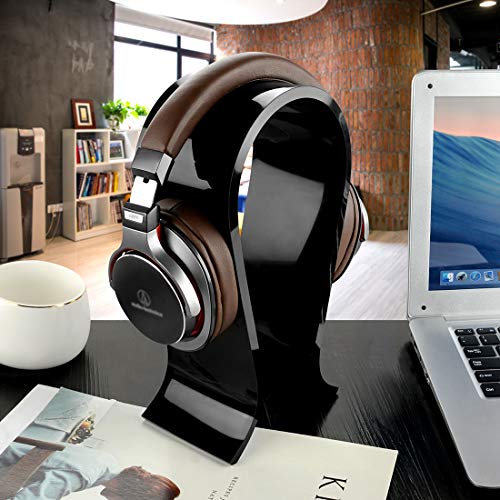 GEEKRIA Acryl Omega Kopfhörerständer für Over-Ear Kopfhörer, Gaming-Headset-Ständer, Desk Display Aufhänger, kompatibel mit Sony, AKG, Sennheiser, JVC, Philips, Bang & Olufsen (Schwarz) Bild 5