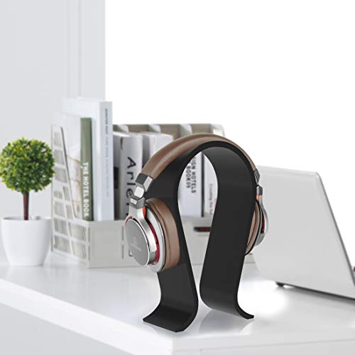 GEEKRIA Acryl Omega Kopfhörerständer für Over-Ear Kopfhörer, Gaming-Headset-Ständer, Desk Display Aufhänger, kompatibel mit Sony, AKG, Sennheiser, JVC, Philips, Bang & Olufsen (Schwarz) Bild 6
