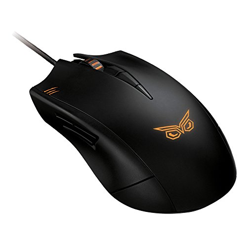 Asus Strix Claw Dark Edition optische Gaming Maus (5000dpi, 1:1 Tracking, DREI programmierbare Tasten) schwarz Bild 4