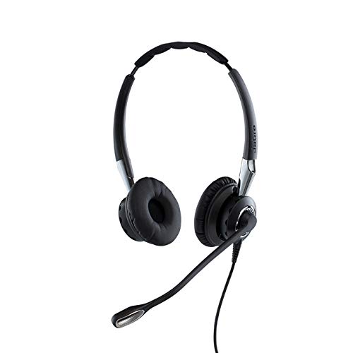 Jabra Biz 2400 II USB-A BT MS On-Ear Stereo Headset - Microsoft Skype for Business optimierter Noise-Cancelling Kabel-Kopfhörer mit HD Voice und Bluetooth Bedieneinheit Bild 2