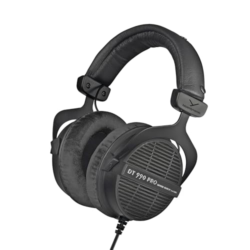 beyerdynamic DT 990 PRO kabelgebundener Over-Ear-Studio-Kopfhörer für Mixing, Mastering und Editing, 250 Ohm, schwarz Bild 1