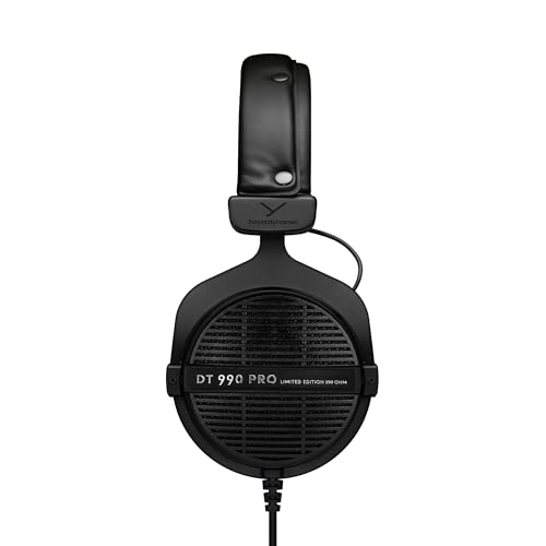 beyerdynamic DT 990 PRO kabelgebundener Over-Ear-Studio-Kopfhörer für Mixing, Mastering und Editing, 250 Ohm, schwarz Bild 3