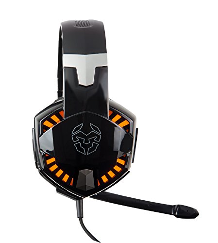 KROM KYUS Gaming Headset -NXKROMKYS- Kopfhörer mit Mikrofon, 7.1-Sound, 50-mm-Lautsprecher, verstellbarer Kopfbügel, mikroflexibel, USB, kompatibel mit PC, PS4 und PS5, schwarz Bild 2