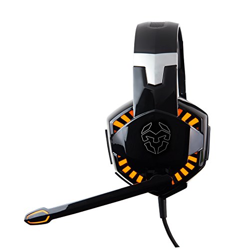 KROM KYUS Gaming Headset -NXKROMKYS- Kopfhörer mit Mikrofon, 7.1-Sound, 50-mm-Lautsprecher, verstellbarer Kopfbügel, mikroflexibel, USB, kompatibel mit PC, PS4 und PS5, schwarz Bild 3