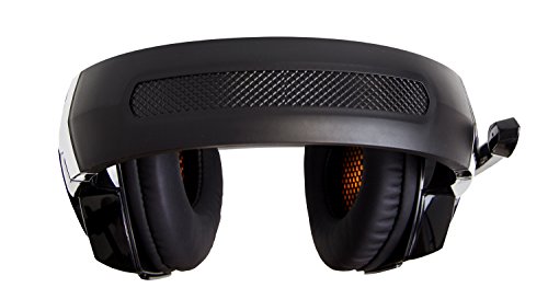KROM KYUS Gaming Headset -NXKROMKYS- Kopfhörer mit Mikrofon, 7.1-Sound, 50-mm-Lautsprecher, verstellbarer Kopfbügel, mikroflexibel, USB, kompatibel mit PC, PS4 und PS5, schwarz Bild 5