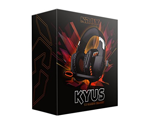 KROM KYUS Gaming Headset -NXKROMKYS- Kopfhörer mit Mikrofon, 7.1-Sound, 50-mm-Lautsprecher, verstellbarer Kopfbügel, mikroflexibel, USB, kompatibel mit PC, PS4 und PS5, schwarz Bild 7