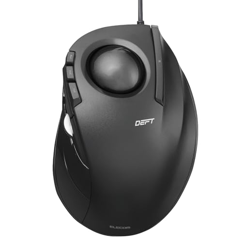 Elecom M-DT2URBK Scroll-Rad, Trackball, PC/Mac, 4-Wege Bild 1