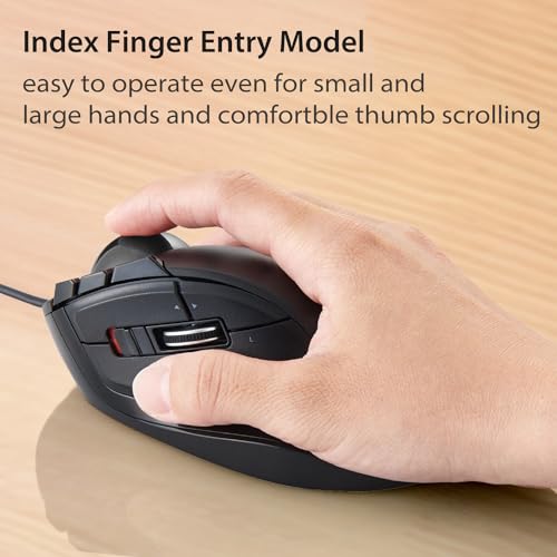 Elecom M-DT2URBK Scroll-Rad, Trackball, PC/Mac, 4-Wege Bild 2