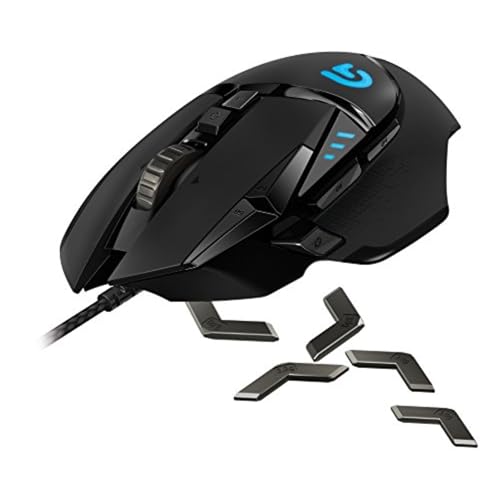 Logitech G502 Proteus Spectrum RGB Tunable Gaming Mouse, 12,000 DPI On-The-Fly DPI Shifting, Personalized Weight and Balance Tuning with (5) 3.6g Weights, 11 Programmable Buttons Bild 1