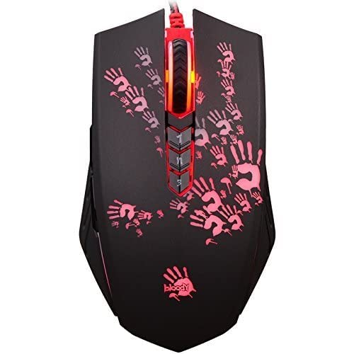 Gaming Mouse, Bloody A60 black Neon Infrared-Micro switch Adjustable 4,000CPI with Advanced weapon tuning & macro setting, Light Strike Fastest Response Less than 1ms, Fastest Response PC Game Mouse by BLOODY Bild 2