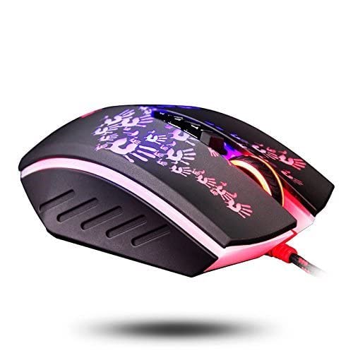 Gaming Mouse, Bloody A60 black Neon Infrared-Micro switch Adjustable 4,000CPI with Advanced weapon tuning & macro setting, Light Strike Fastest Response Less than 1ms, Fastest Response PC Game Mouse by BLOODY Bild 5