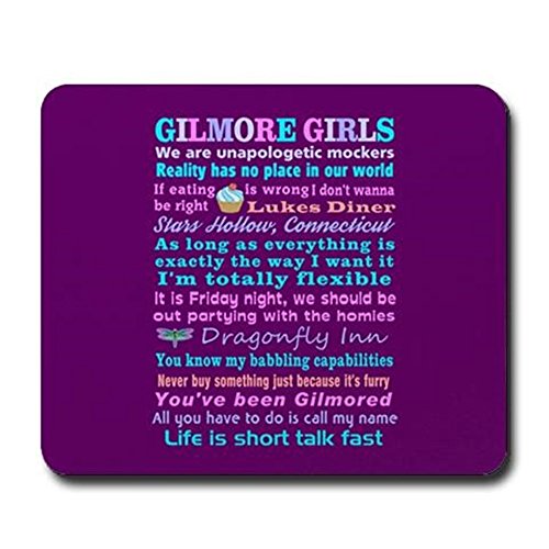 CafePress – Gilmore Girls Mousepad – Rutschfester Gummi-Mauspad, Gaming Maus Pad Bild 2