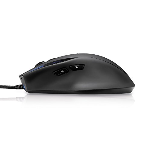 ProSquad SQ1600 USB Gaming Maus | 10 Tasten, 32 Farben, 11.750 FPS, 6000 DPI, inkl. LCD Display für PC Bild 3