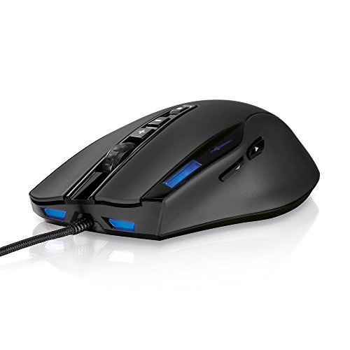 ProSquad SQ1600 USB Gaming Maus | 10 Tasten, 32 Farben, 11.750 FPS, 6000 DPI, inkl. LCD Display für PC Bild 5