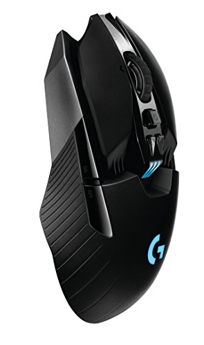Logitech G900 Chaos Spectrum Wireless Gaming Maus, Kabellose 2.4GHz Verbindung mit USB-Empfänger, 12000 DPI Sensor, RGB-Beleuchtung, 6 Programmierbare Tasten, PC/Mac - Schwarz, Englische Verpackung Bild 4