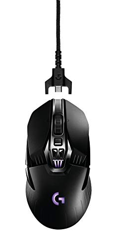 Logitech G900 Chaos Spectrum Wireless Gaming Maus, Kabellose 2.4GHz Verbindung mit USB-Empfänger, 12000 DPI Sensor, RGB-Beleuchtung, 6 Programmierbare Tasten, PC/Mac - Schwarz Bild 1