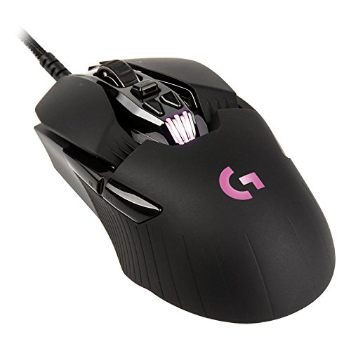 Logitech G900 Chaos Spectrum Wireless Gaming Maus, Kabellose 2.4GHz Verbindung mit USB-Empfänger, 12000 DPI Sensor, RGB-Beleuchtung, 6 Programmierbare Tasten, PC/Mac - Schwarz Bild 2