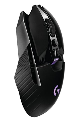 Logitech G900 Chaos Spectrum Wireless Gaming Maus, Kabellose 2.4GHz Verbindung mit USB-Empfänger, 12000 DPI Sensor, RGB-Beleuchtung, 6 Programmierbare Tasten, PC/Mac - Schwarz Bild 3