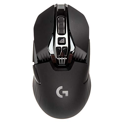 Logitech G900 Chaos Spectrum Wireless Gaming Maus, Kabellose 2.4GHz Verbindung mit USB-Empfänger, 12000 DPI Sensor, RGB-Beleuchtung, 6 Programmierbare Tasten, PC/Mac - Schwarz Bild 4