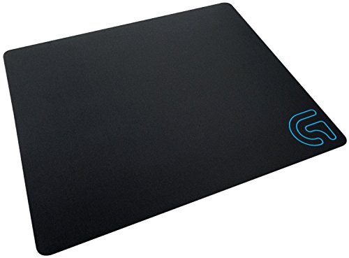 Logitech G240 Gaming-Mauspad aus Stoff, 340x280 mm, 1mm flaches Profil, Geringe Oberflächenreibung, Gleichmäßige Oberflächenstruktur, Gummiunterlage, Zusammenrollbar - Schwarz Bild 1