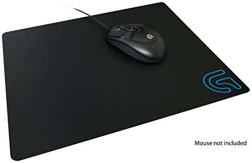 Logitech G240 Gaming-Mauspad aus Stoff, 340x280 mm, 1mm flaches Profil, Geringe Oberflächenreibung, Gleichmäßige Oberflächenstruktur, Gummiunterlage, Zusammenrollbar - Schwarz Bild 3